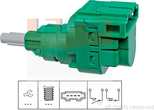 MDR EPS-1810 230 - Выключатель стоп сигнала / сцепления autospares.lv