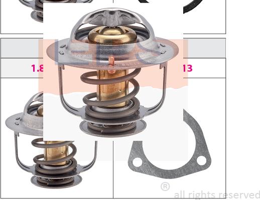 MDR EPS-1880 657S - Термостат охлаждающей жидкости / корпус autospares.lv