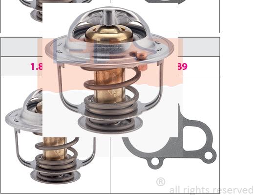 MDR EPS-1880 371S - Термостат охлаждающей жидкости / корпус autospares.lv