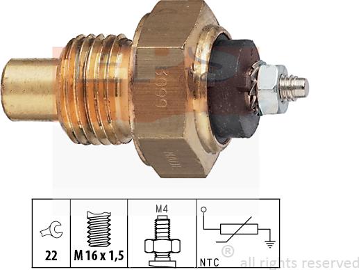 MDR EPS-1830 099 - Датчик, температура масла autospares.lv