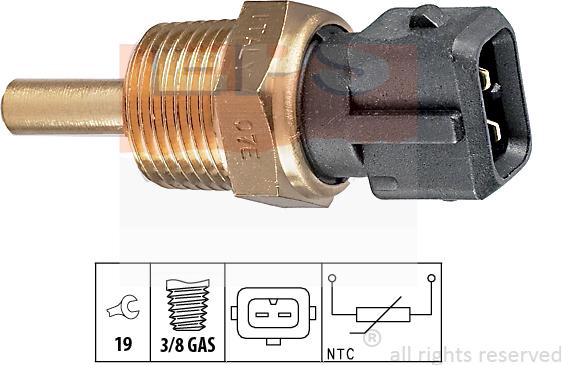 MDR EPS-1830 144 - Датчик, температура охлаждающей жидкости autospares.lv