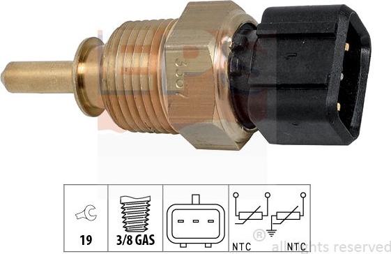 MDR EPS-1830 367 - Датчик, температура охлаждающей жидкости autospares.lv