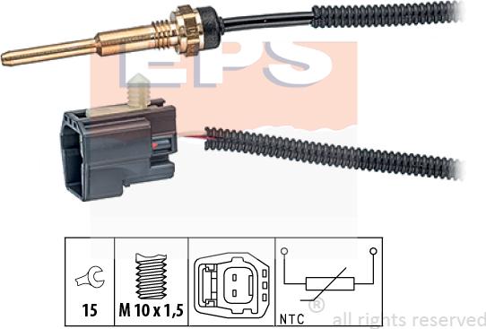 MDR EPS-1830 331 - Датчик, температура охлаждающей жидкости autospares.lv