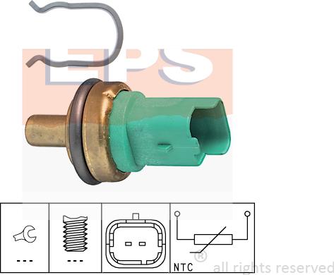 MDR EPS-1830 292 - Датчик, температура охлаждающей жидкости autospares.lv