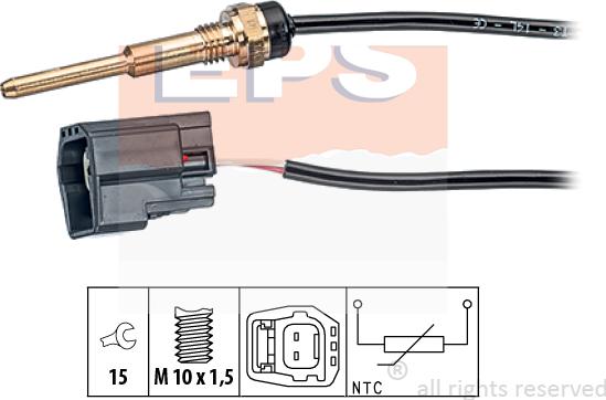 MDR EPS-1830 289 - Датчик, температура охлаждающей жидкости autospares.lv