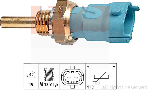 MDR EPS-1830 239 - Датчик, температура масла autospares.lv