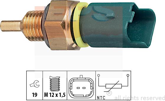 MDR EPS-1830 276 - Датчик, температура охлаждающей жидкости autospares.lv