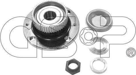 MDR GSP-9225010K - Подшипник ступицы колеса, комплект autospares.lv