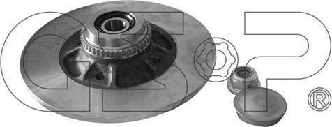 MDR GSP-9225039K - Тормозной диск autospares.lv