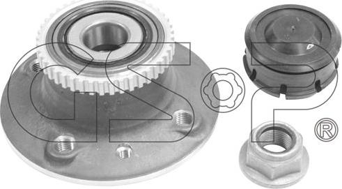 MDR GSP-9225030K - Подшипник ступицы колеса, комплект autospares.lv