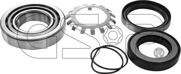 MDR GSP-GK1956 - Подшипник ступицы колеса, комплект autospares.lv