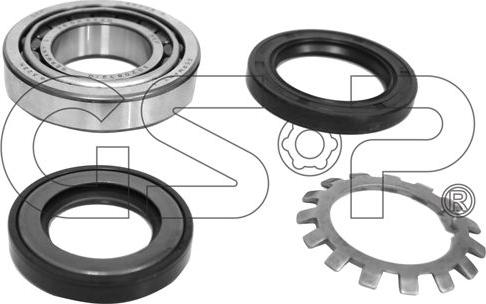 MDR GSP-GK1984 - Подшипник ступицы колеса, комплект autospares.lv