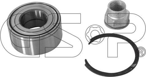 MDR GSP-GK3538 - Подшипник ступицы колеса, комплект autospares.lv