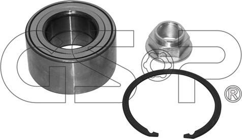 MDR GSP-GK7538A - Подшипник ступицы колеса, комплект autospares.lv