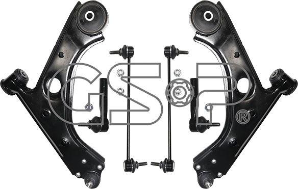 MDR GSP-S990062SK - Подвеска колеса, комплект autospares.lv