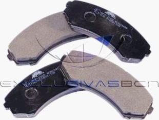 MDR MFP-2509 - Тормозные колодки, дисковые, комплект autospares.lv