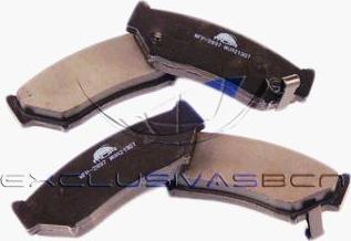 MDR MFP-2897 - Тормозные колодки, дисковые, комплект autospares.lv