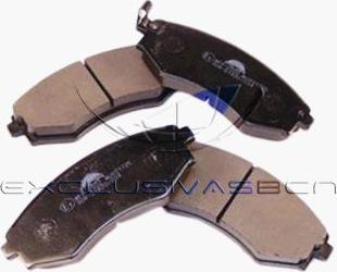 MDR MFP-2S02 - Тормозные колодки, дисковые, комплект autospares.lv