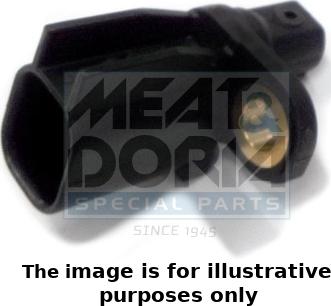 Meat & Doria 90517E - Датчик ABS, частота вращения колеса autospares.lv