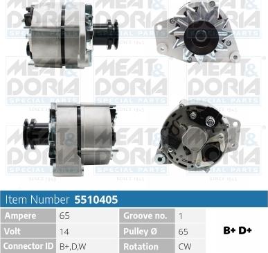 Meat & Doria 5510405 - Генератор autospares.lv