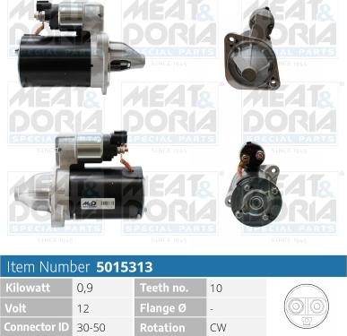 Meat & Doria 5015313 - Стартер autospares.lv