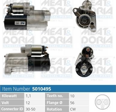 Meat & Doria 5010495 - Стартер autospares.lv