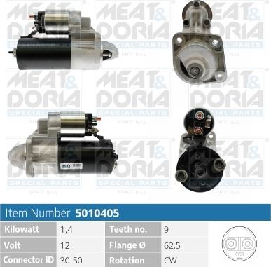 Meat & Doria 5010405 - Стартер autospares.lv