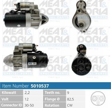 Meat & Doria 5010537 - Стартер autospares.lv