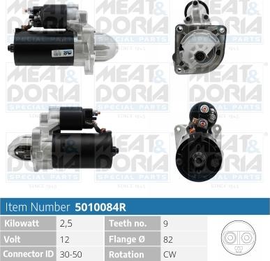 Meat & Doria 5010084R - Стартер autospares.lv