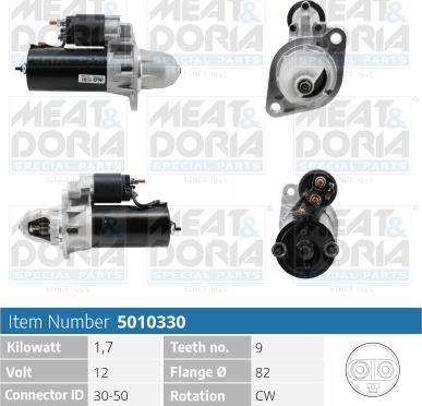 Meat & Doria 5010330 - Стартер autospares.lv