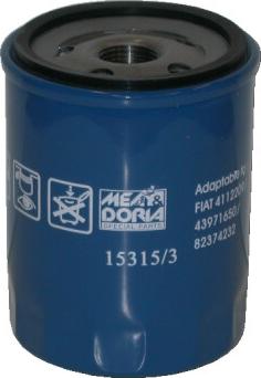 Meat & Doria 15315/3 - Масляный фильтр autospares.lv