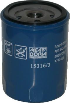 Meat & Doria 15316/3 - Масляный фильтр autospares.lv