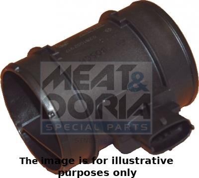 Meat & Doria 86180E - Датчик потока, массы воздуха autospares.lv