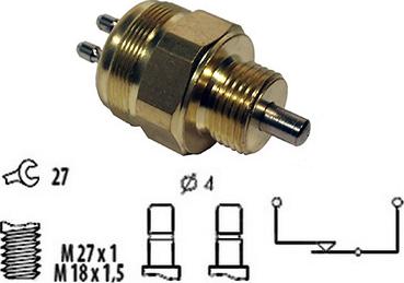 Meat & Doria 36020 - Датчик, контактный переключатель КПП autospares.lv