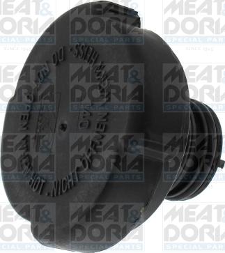 Meat & Doria 2036015 - Крышка, резервуар охлаждающей жидкости autospares.lv