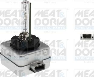Meat & Doria 73214001 - Лампа накаливания, фара дальнего света autospares.lv