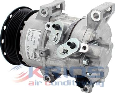 Meat & Doria K15283A - Компрессор кондиционера autospares.lv