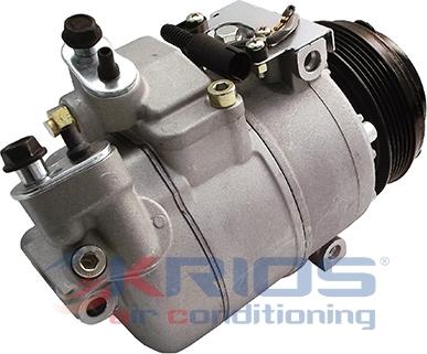 Meat & Doria KSB077D - Компрессор кондиционера autospares.lv