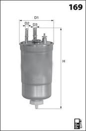 Mecafilter ELG5709 - Топливный фильтр autospares.lv