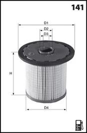 Mecafilter ELG5273 - Топливный фильтр autospares.lv