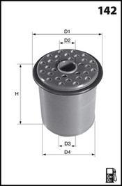Mecafilter ELG5491 - Топливный фильтр autospares.lv