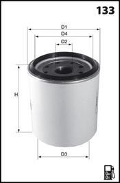 Mecafilter ELG5589 - Топливный фильтр autospares.lv