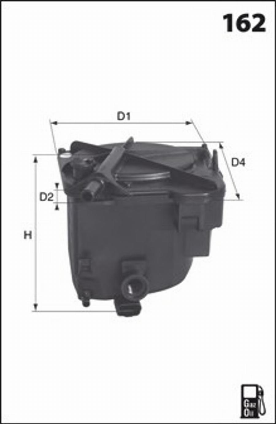 Mecafilter G21 - Корпус, фильтр очистки топлива autospares.lv