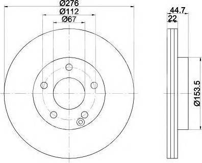 Mercedes-Benz 1694210812 - Тормозной диск autospares.lv