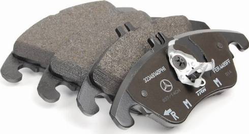Mercedes-Benz A0074207520 - Тормозные колодки, дисковые, комплект autospares.lv