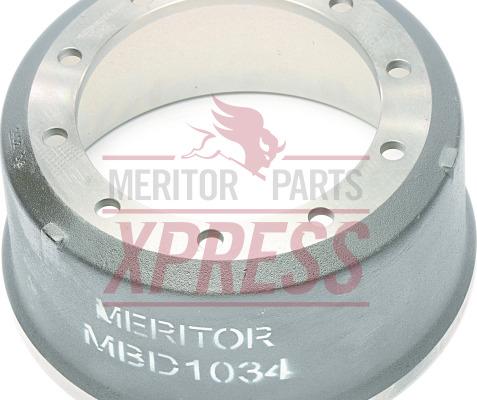 Meritor MBD1020 - Тормозной барабан autospares.lv