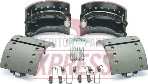 Meritor MBSK2000-4 - Комплект тормозных колодок, барабанные autospares.lv