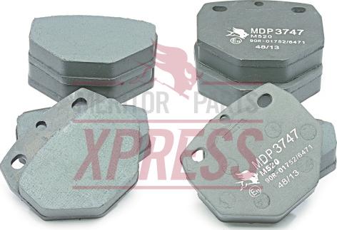 Meritor MDP3174K - Тормозные колодки, дисковые, комплект autospares.lv