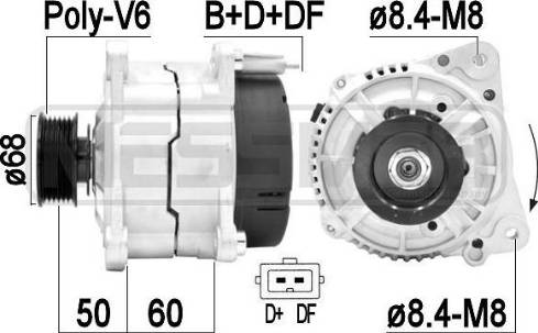 Messmer 209439A - Генератор autospares.lv