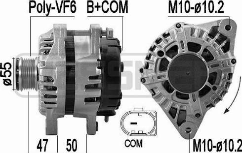 Messmer 209598 - Генератор autospares.lv